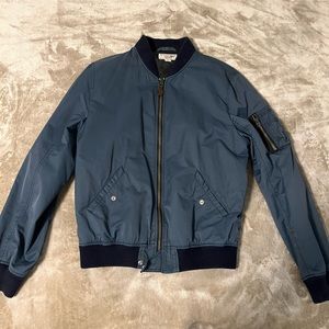 J.CREW WALLACE  & BARNES BOMBER JACKET MEN'S S BLUE
